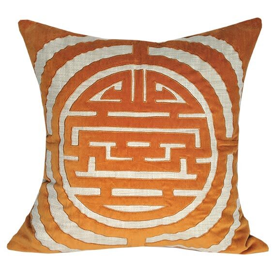 Oriental Applique - Orange