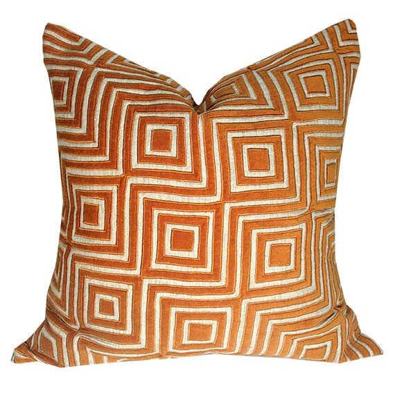 Pyramid Applique - Orange